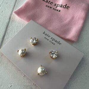 NWT Kate Spade set of two earrings